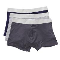 红豆居家(Hodohome)男士内裤男式简约时尚平角内裤三条装
