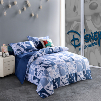 迪士尼(DISNEY) 星爱米奇 蓝色 纯棉四件套 DSN19-TJ002 被套/床单/枕套 套装
