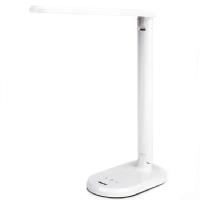得力4300LED触控台灯(白色) 适配器 DC12V 1A台灯 护眼儿童台灯 保视力台灯 创意台灯 得力小夜灯