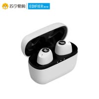 Edifier/漫步者 W2蓝牙耳机双耳真无线迷你超小隐形耳塞式运动跑步微型入耳式机男女生通用重低 白色