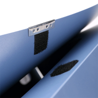 得力(deli) 33511 55mm档案盒 蓝色 (单位: 个)