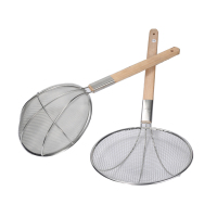 竹林雨 笊篱 漏勺(手柄长40cm 笊篱直径28cm ) DT 72695