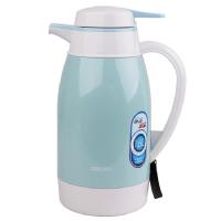 得力8964保温壶(蓝)(个)1.6l玻璃内胆保温壶 家用保温瓶 不锈钢真空热水瓶 办公区水壶 咖啡壶 大容量暖水壶