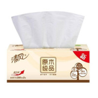 毕加索(PICASSO) 盒装抽纸清风原木盒纸 卫生纸清风200抽 B388C1 206×195 一提装