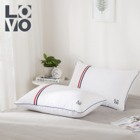 lovo家纺罗莱生活出品枕头一对成人舒睡枕头枕芯一对装正品家用护颈枕颈椎枕