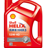 壳牌 红喜力矿物质机油 Helix HX3 15W-40 SL级 4L 汽车机油