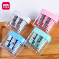 得力deli 0576卷笔刀双孔削笔器 迷你转笔刀0576 5只装