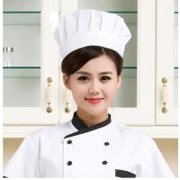 慕邦 厨师帽 女款 圆顶 (图片仅供参考 以实物为准)