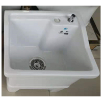 大卫 墩布池 自动下水器 陶瓷洗拖布池