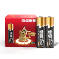 南孚（NANFU）通用5号五号碱性电池16粒 新旧不混塑扣多色装干电池家用电源皮卡丘装