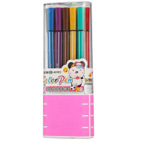 英雄 彩色 画笔 8008-24 纤细水彩笔学生儿童绘画用彩笔