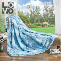 LOVO家纺蚕丝被夏季床上用品夏凉被空调被被子单双人蚕丝夏被