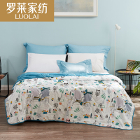 罗莱家纺LUOLAI 床上用品夏季夏天空调被子被芯全棉清逸被 带你去旅行