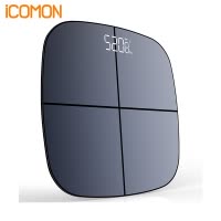沃莱(ICOMON)智能体脂秤魔镜G3 超薄充电款ITO双面镀膜人体秤脂肪称健康秤家庭秤23项数据180kgLED显示