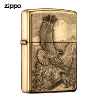 zippo原装正版zippo高山鹰打火机20854