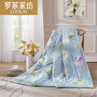 罗莱家纺LUOLAI床上用品夏被纯棉全棉面料优雅田园花卉夏凉被子被芯空调被