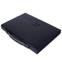 得力(deli) 5245 13格软胶把手风琴包 A4事务包学生试卷包 颜色随机(蓝/黑/灰) ( 单位:个)