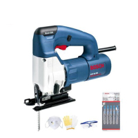 博世(BOSCH)GST85PB曲线锯汽车切割机斜切电锯 家用金属塑料木材不锈钢切割调速电动工具[不锈钢型]