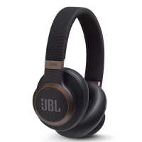 [混合主动降噪]JBL LIVE 650BTNC 主动降噪 智能语音AI 头戴式无线蓝牙耳机 通用 黑色