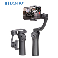 百诺(BENRO) P1折叠口袋手机手持稳定器 拍摄视频摄像防抖GOPRO三轴云台
