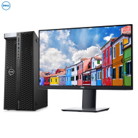 戴尔(DELL)Precision 5820+双P2419H显示器(W-2102 16G 512G固 DVD 5G独显)