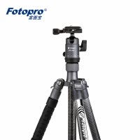 富图宝(Fotopro) 空气1号经典灰碳纤维三脚架单反微单相机专业摄影超轻便携旅行三角架手机拍照自拍云台套装通用