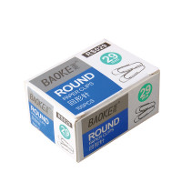 宝克 RS029通用型回形针 文件夹子别针金属曲别针 (100枚/盒)10盒装