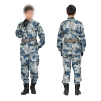 英飞力荒漠迷彩服套装男女加厚耐磨丛林迷彩工作服正品作训服 林地迷彩款上衣+裤子