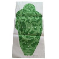 英飞力 配发身靶纸 训练打靶纸 迷彩基本色飞镖纸射击专用纸 迷彩身靶纸(带环数 )