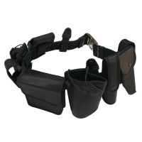 多功能腰带八件套 装备带 武装带 保安执勤战术腰带 八合一腰带 牛津八件套 黑色