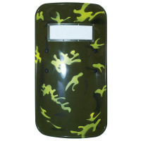 迷彩盾牌防爆器材钢叉防刺衣防刺服防刺背心安保套装保安头盔器材 迷彩盾牌