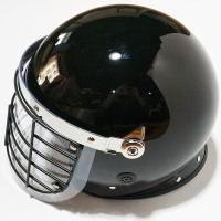 英飞力 防暴头盔安保巡逻执勤防护盔带透明面罩安全帽 网格防暴头盔