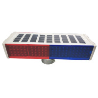 英飞力太阳能爆闪灯安全指示灯太阳能警示灯双面路政警示灯信号灯施工交通路政道路警示灯 一体式爆闪灯