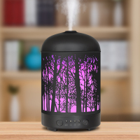 康佳(KONKA)KOMEITO 铁艺森林香薰机加湿器 家用书房卧室静音香薰炉空气净化 电子礼品 情人节礼物七彩香薰灯