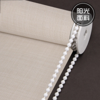 XPP 阳光面料卷帘 阻燃防水遮光窗帘 办公室厨房升降拉帘定制 颜色随机 按平方订购 158/平方