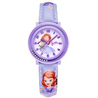 迪士尼(Disney)儿童手表女孩卡通可爱防水石英学生表苏菲亚小公主女童手表MK-14108