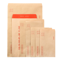 正彩4603牛皮纸信封工资袋增值税发票信袋黄色创意100只装 2号信封