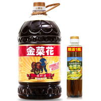 金菜花 纯正四级菜籽油5L/桶 非转基因物理压榨植物食用油 粮油