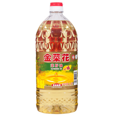 金菜花 一级菜籽油1.6l/瓶 非转基因物理压榨植物食用油 粮油