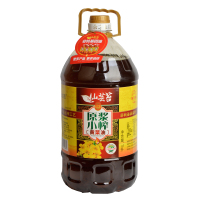 仙芸苔原浆小榨黄菜油5L 物理压榨四川风味 非转基因菜籽油