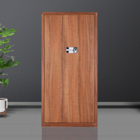 标灿办公家具黄木纹二斗单门指纹锁钢制文件柜 铁皮柜简约现代可定制其他升级款1850*900*420款