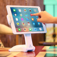 酷客(KUKE)REMAX平板支架7-15英寸大屏手机ipad商务办公通用型电脑支架/懒人桌面会议支架 白灰