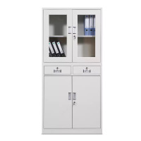 凤匮胜麟 中二斗文件柜 1850*860*360 WGZ-1 铁皮文件柜 企业定制