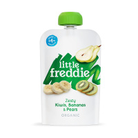 LittleFreddie小皮香蕉猕猴桃梨苹果泥100g