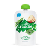 LittleFreddie小皮豌豆菠菜苹果泥100g