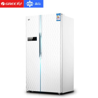 格力(GREE) 晶弘冰箱对开门630升电冰箱家用双开门节能风冷无霜冰柜BCD630WEDC 玉叶白
