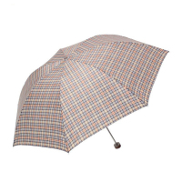 天堂伞 格子 三折 雨伞 驼色339S (单位: 把)