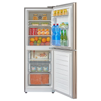 美的(Midea) BCD-166WM冰箱 双开门家用小型风冷无霜铂金净味电冰箱
