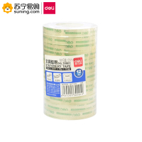 得力(deli) 30001文具胶带8mm*30y*38um 12卷/筒 单筒装