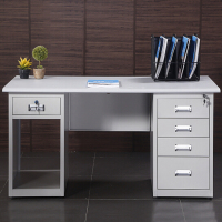 东业家具钢架办公桌工作台电脑桌财务桌1200*600*750